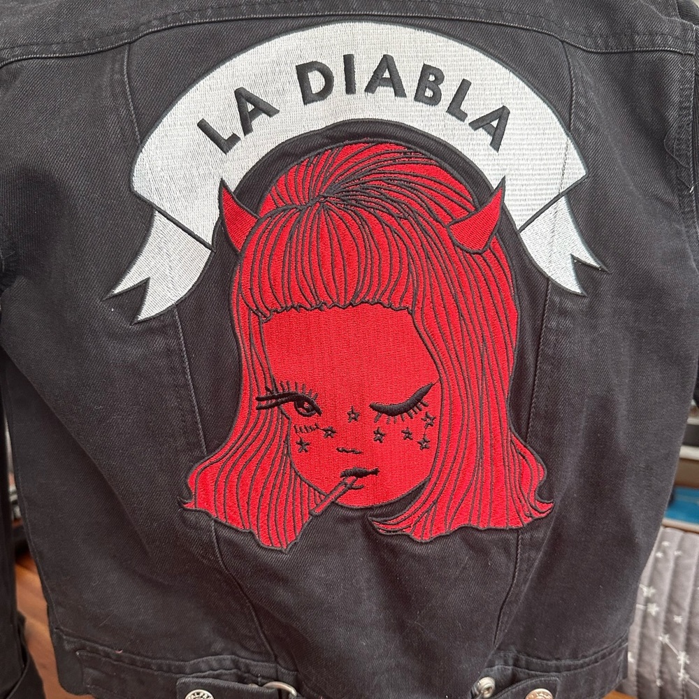 Valfre La Diabla Black Denim Jacket